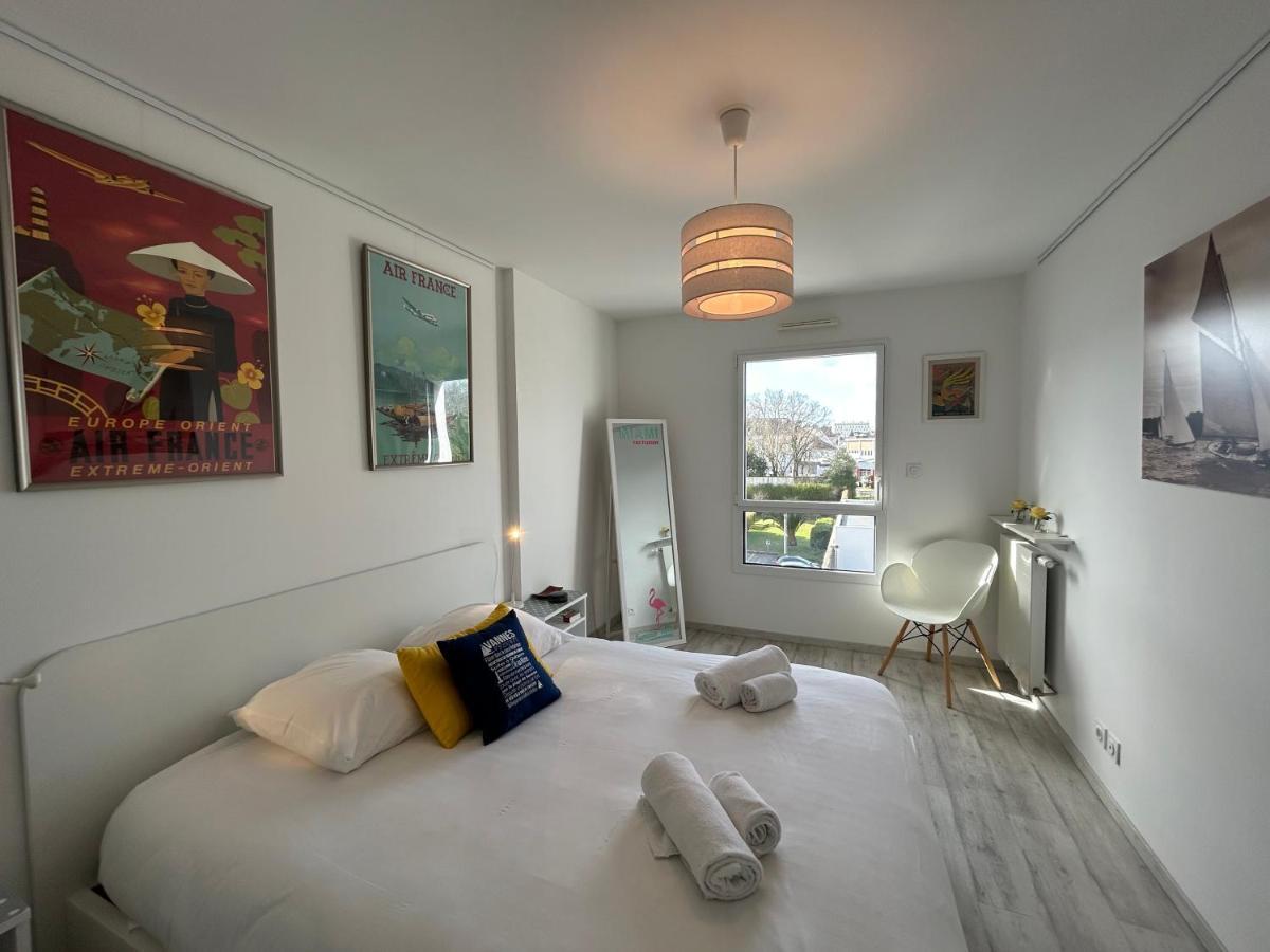 Apartamento Les Terrasses Marines - Vue Imprenable Sur Le Port De Plaisance Vannes Exterior foto