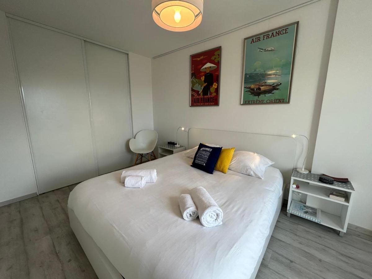 Apartamento Les Terrasses Marines - Vue Imprenable Sur Le Port De Plaisance Vannes Exterior foto