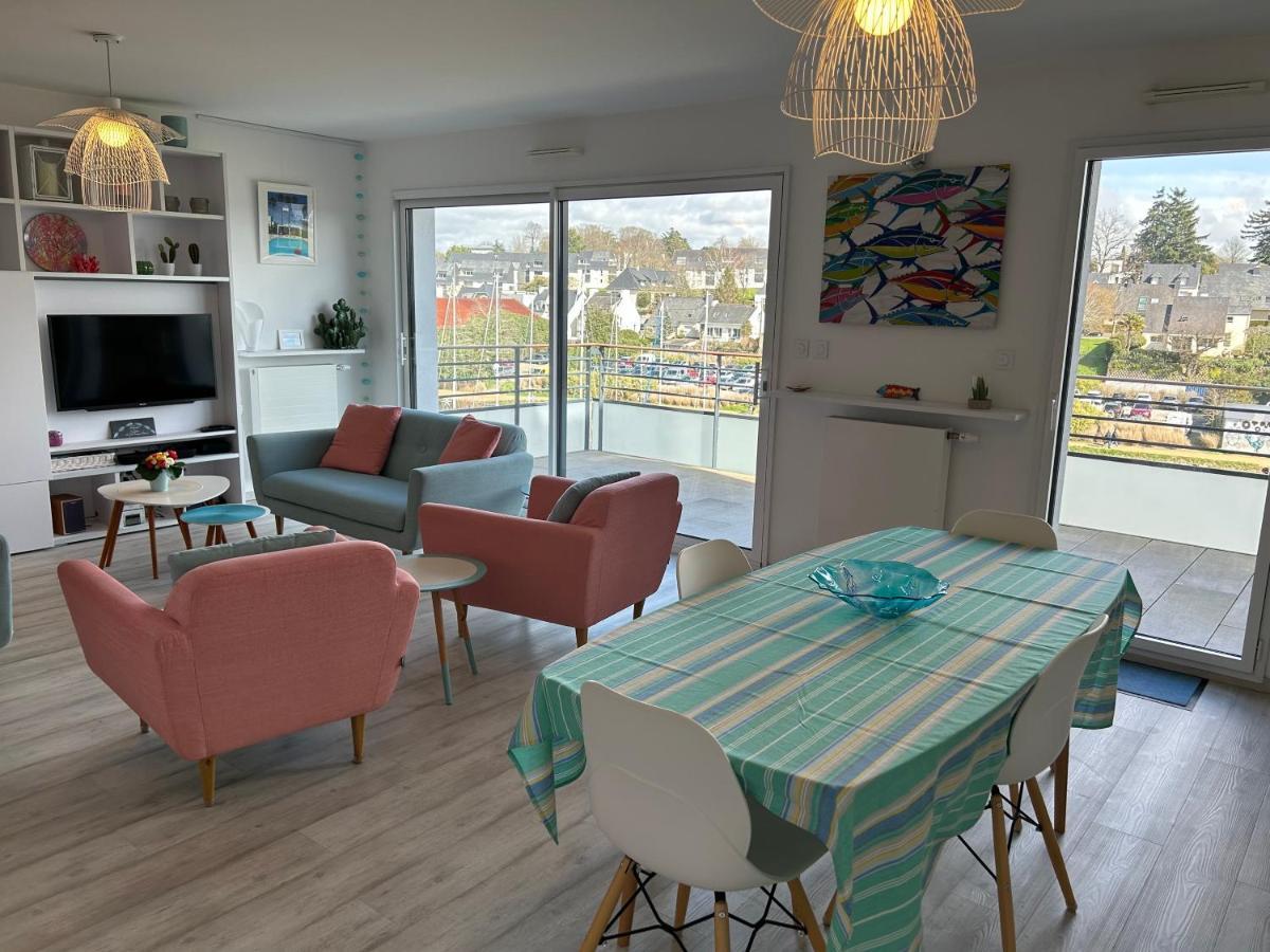 Apartamento Les Terrasses Marines - Vue Imprenable Sur Le Port De Plaisance Vannes Exterior foto